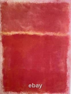 Mark rothko Lithographie COA Original Signé Numéroté Limité Estampillé 180