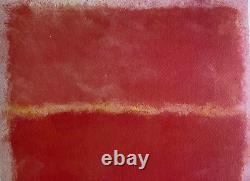 Mark rothko Lithographie COA Original Signé Numéroté Limité Estampillé 180