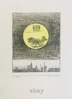 Max ERNST Sans-titre Lithographie originale signée 1972