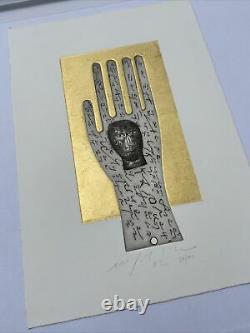 Mimmo Paladino, Litho signée main 56/100, 35x50cm, Art contemporain, Bon État