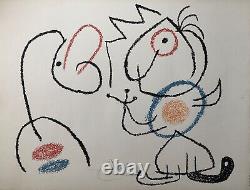 Miro Joan lithographie originale signée art abstrait abstraction surréalisme ubu