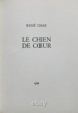 Miro Rene Char Lithographie Signee Glm Chien De Coeur Surrealisme Relie Mercher