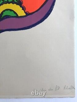 Niki de SAINT-PHALLE, Nana, 1971. Lithographie originale signée au crayon