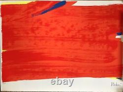 Olivier Debré Rare Lithographie Originale Epreuve Abstraction Lyrique Signée