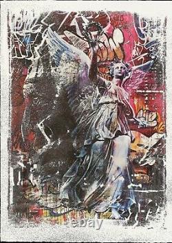 PICHIAVO et VHILS Triumph (Obey, Banksy, c215, invader, artsper) Lithographie