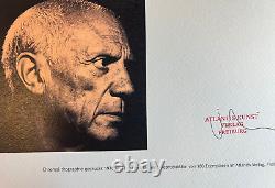 Pablo Picasso (Lithographie COA Original) Signé Numéroté au Crayon Limité