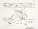 Pablo Picasso, Lithographie Originale 1973/ Minotaure Mourant/ Signée, Numérotée