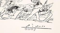 Pablo Picasso, lithographie originale 1973/ Suite Vollard/ Signée, numérotée