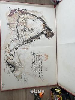 Pierre PARSUS-Lithographie originale signée-Le fossoyeur G. BRASSENS