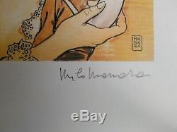 Portrait , Serigraphie de Milo Manara signée au crayon