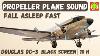 Propeller Plane Sound For Fall Asleep Fast Douglas Dc 3 Brown Noise Black Screen Dc3