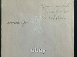 Rare Vladimir Velickovic lithographie daté 1976 signé 2/50 curiosa homme empalé