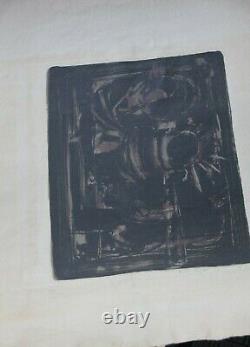 Roger-Edgar GILLET Lithographie lithograph signée numérotée 1957 figuration