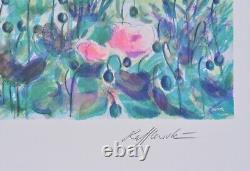 Rolf RAFFLEWSKI Maison de Claude Monet, LITHOGRAPHIE originale signée, 600ex