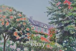 Rolf RAFFLEWSKI Maison de Claude Monet, LITHOGRAPHIE originale signée, 600ex