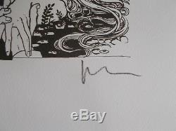 Serigraphie de Milo Manara signée au crayon