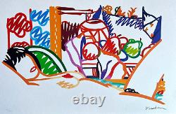 Tom Wesselmann Lithographie COA Original Signé Numéroté à Main Agréé