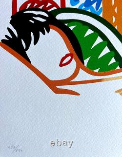 Tom Wesselmann Lithographie COA Original Signé Numéroté à Main Agréé