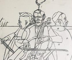 Valerio ADAMI Trio 1995 Lithographie originale signée