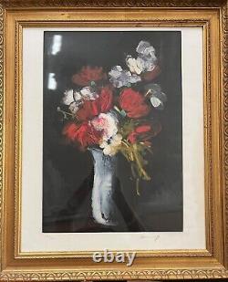 Vlaminck Le Bouquet Sauvage lithographie original signée Atelier Crommelynck