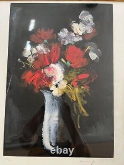 Vlaminck Le Bouquet Sauvage lithographie original signée Atelier Crommelynck