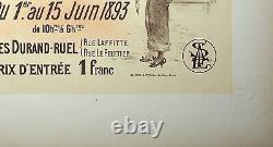 WILLETTE Exposition Charlet Lithographie originale signée, 1899