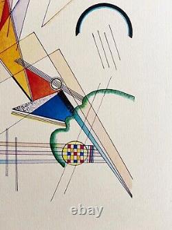 Wassily Kandinsky Lithographie 1954 COA Original Numéroté Limité Signé