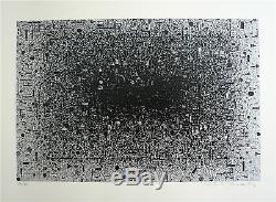 Xenakis Contantin Sérigraphie originale signée abstraction art abstrait